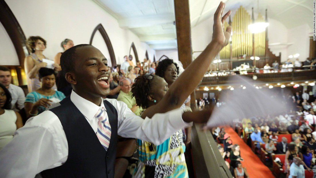 Worship Service in Church