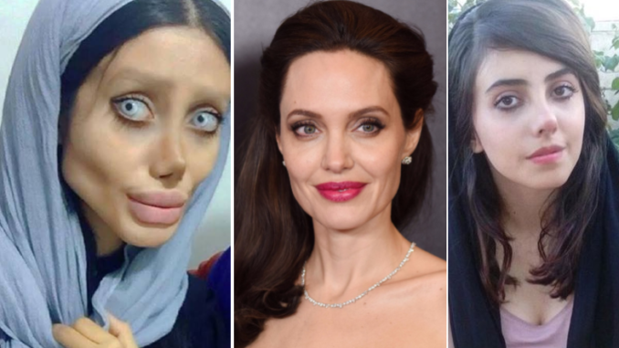 ‘Zombie’ Angelina Jolie lookalike arrested in Iran