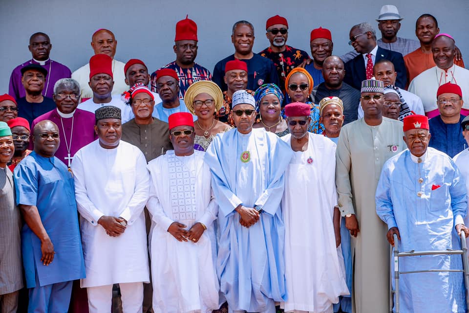 Buhari and Igbo leaders