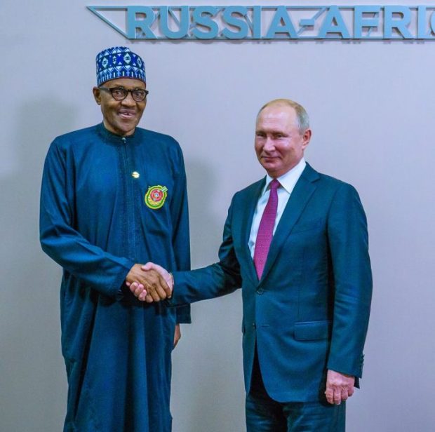 Buhari and Putin e1571929595484