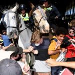 Climate protesters clash with police in Melbourne scores injured