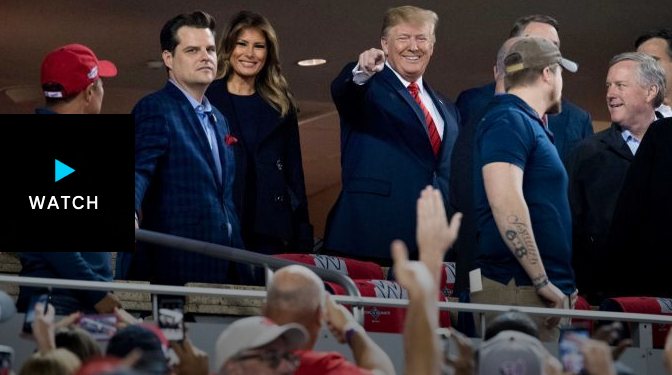 Donald Trump booed by baseball fans in washington