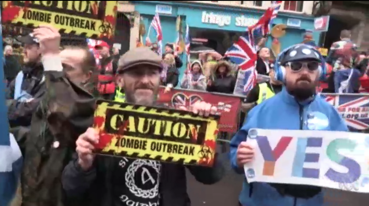 Angered by Brexit thousands march for Scottish independence in Edinburgh