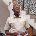 Adams Oshiomhole and Buhari