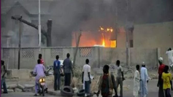 Fire in Kaduna