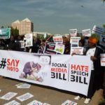 Hate speech protest