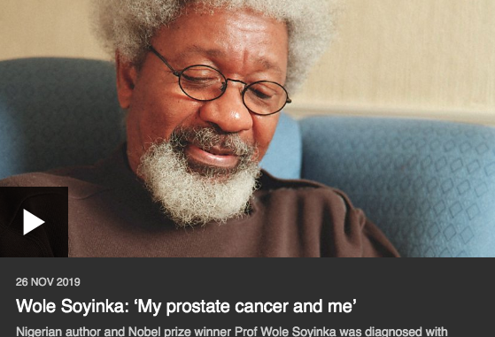 Wole Soyinka's journey: "my prostate cancer and me"