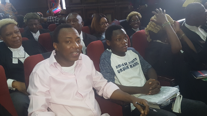 Sowore and Bakare in Court