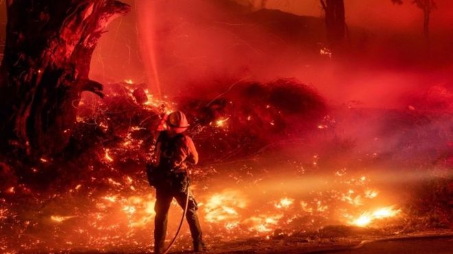 Trump threatens to cut funding for the wildfires sweeping California, says governor acts like a child