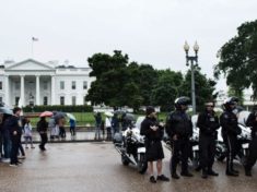 White house locked down, offices closed