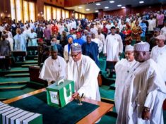 2020 Budget-President Buhari presents Appropriation Bill to the senate