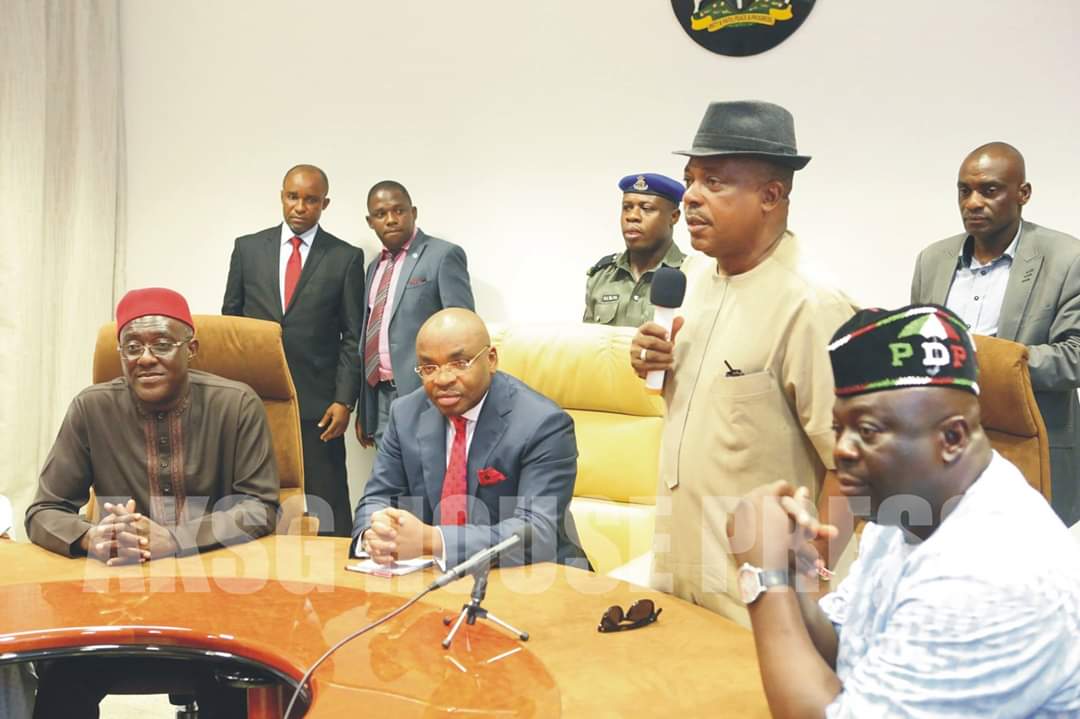 PDP Commiserates With Governor Udom Emmanuel Over Fathers Death