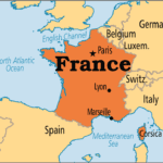 france on map