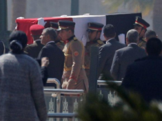 Egypt holds funeral for former president Mubarak
