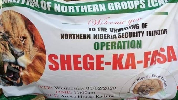 AMOTEKUN: Northern Nigeria forms own security outfit named Shege-Ka-Fasa