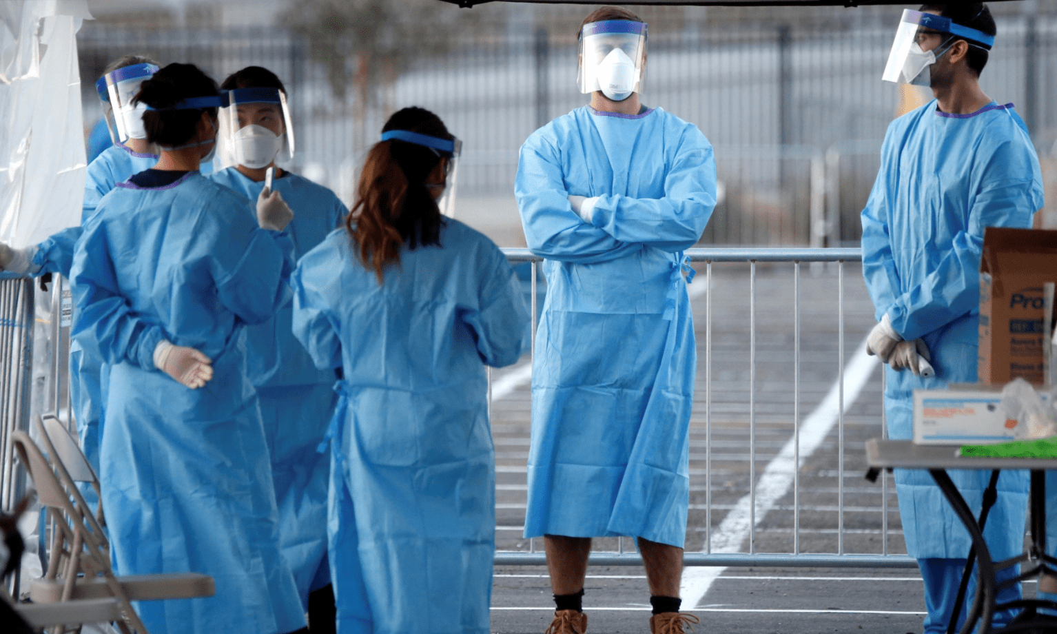 U.S. massively expanding hospitals as coronavirus death toll surpasses China's