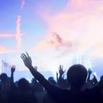 Congregation in a church