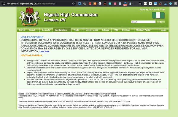 Nigerian High Commission UK