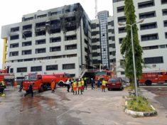 Nigerian Treasury House Abuja Burnt Down, Fire service probing cause