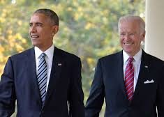 Former US President Barack Obama and Former Vice President Biden