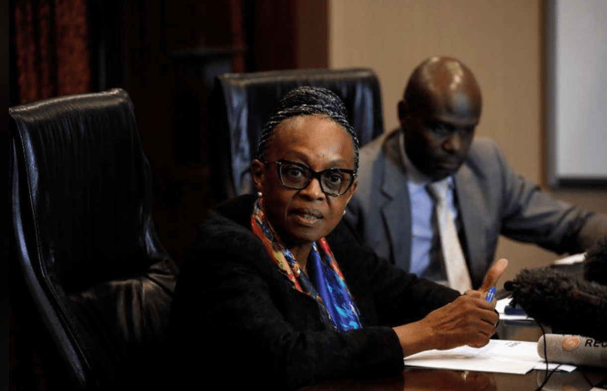 World Health Organization (WHO) Regional Director for Africa Matshidiso Moeti speaks during a news briefing in Nairobi, Kenya March 2, 2020