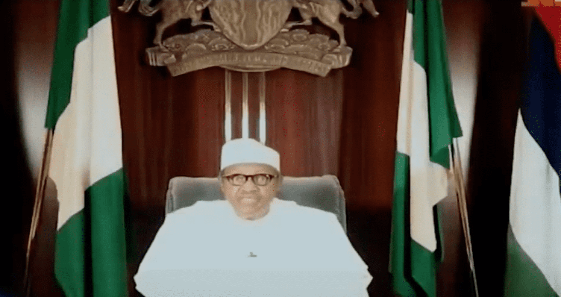 Nigerian President and Commander in Chief Muhammadu Buhari