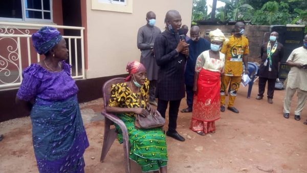 Widows who received bungalows built by Anambra state law make, Okafor