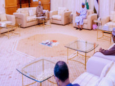 Buhari meets with the Nigerian Presidential Task Force on Covid-19