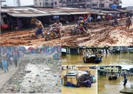 Deplorable state of roads in Abia state especially Aba