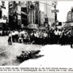 Bruce Mayrock  Man Immolates Himself in Times Sq real photo