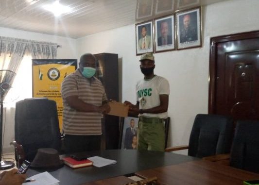 NYSC Member Donates April 2020 Allowance To Anambra Govt To Fight COVID-19