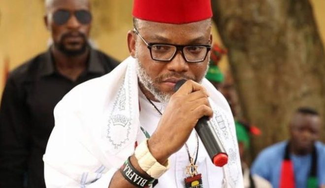 The leader of IPOB Mazi Nnamdi Kanu