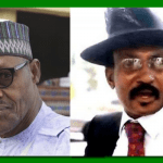 President Buhari and Col Abubakar Dangiwa Umar