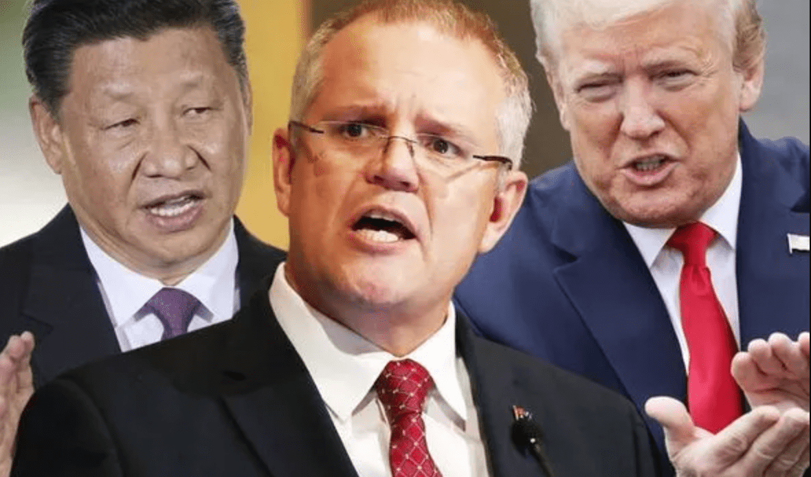 Xi Jinping Donald Trump Scott Morrison