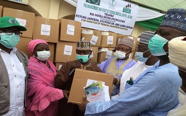 Emeka Offor and Aisha Buhari donate $380,000 medical equipment to Taraba state