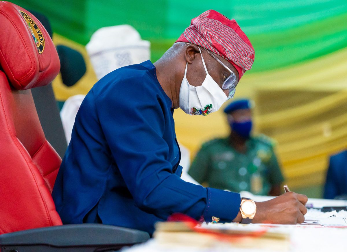 Governor Babajide Sanwo Olu of Lagos state