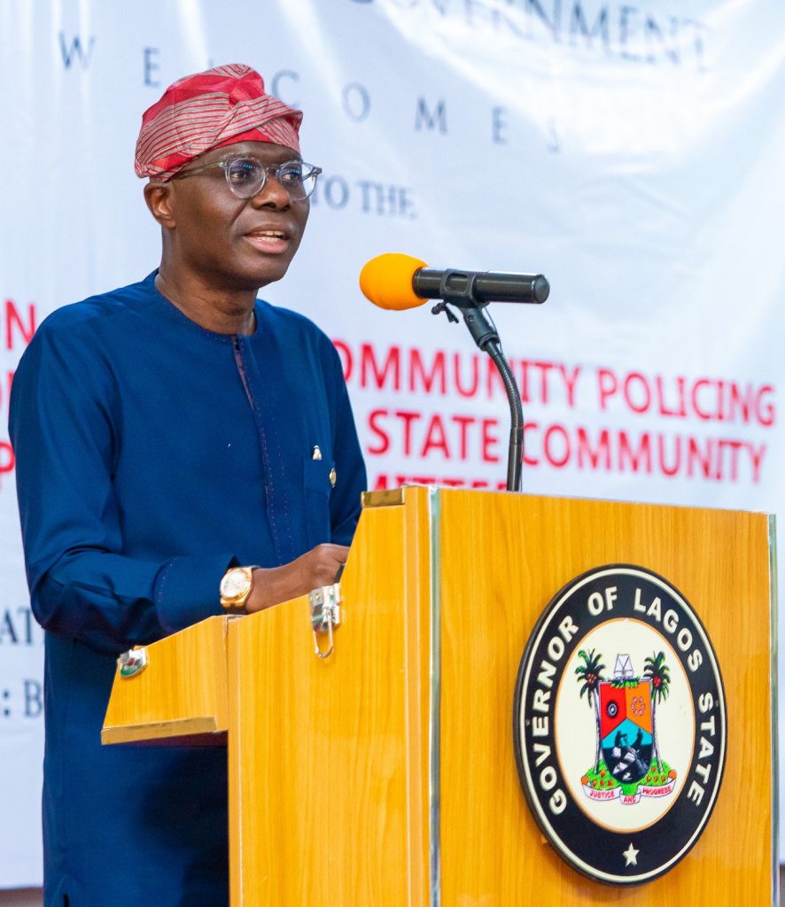 Governor Sanwo-Olu inaugurates Community Policing Committee to make Lagos state safer 1