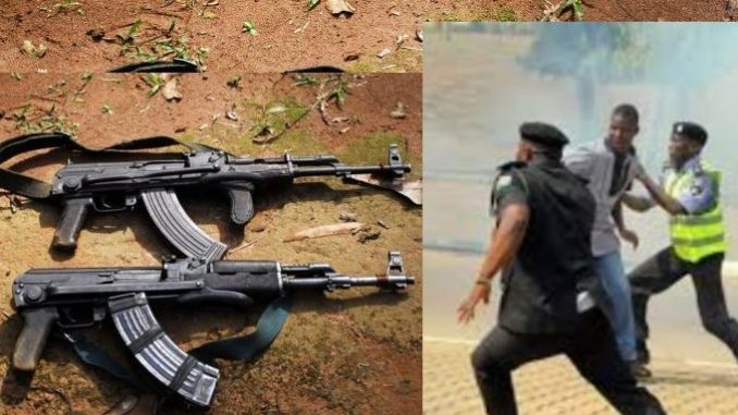 Hoodlums Attack Police Checkpoint, Kill Inspector, Cart Away Two Ak-47 Rifles In Cross River