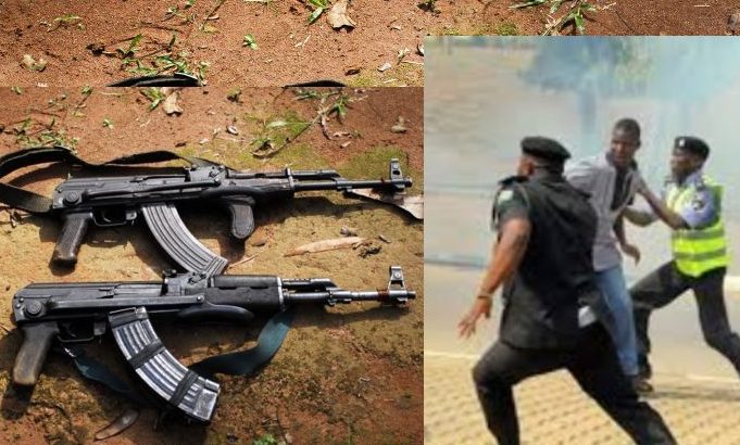 Hoodlums Attack Police Checkpoint, Kill Inspector, Cart Away Two Ak-47 Rifles In Cross River