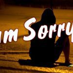 I am sorry