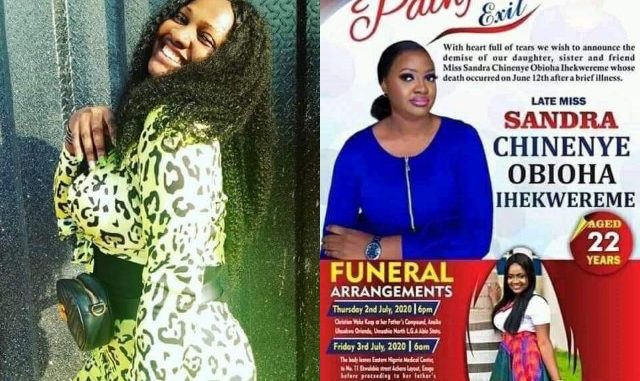 Nigerian Lady Dies After Posting If I Die During Lockdown No Need For Autopsy