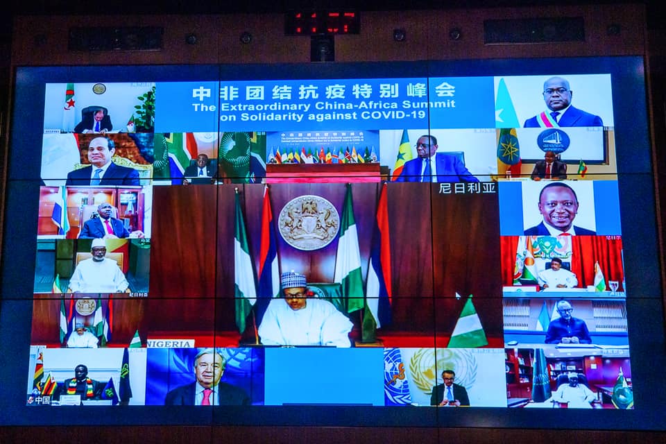 President Buhari participates in Virtual China-Africa Summit (Photos)