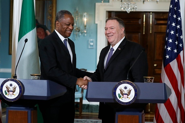 The United States Secretary of State, Michael Pompeo, on Tuesday phoned the Minister of Foreign Affairs, Geoffrey Onyeama