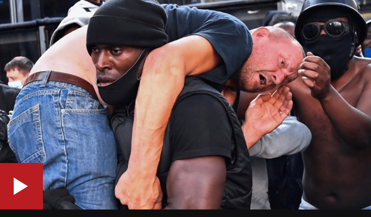 We stopped somebody from being killed- man saves life in London protest