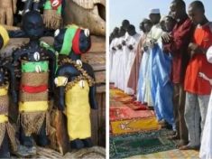 Drama As Islamic Leaders, 'Baba Lawo' Traditional Worshipers Clash Over Ownership Of Corpse In Ogun state