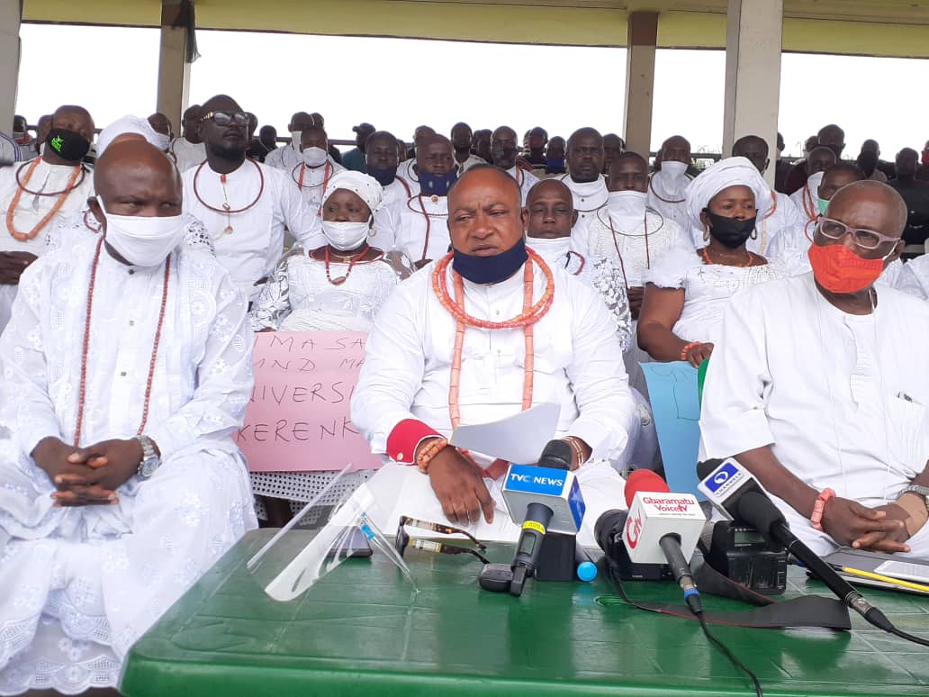Gbaramatu Kingdom remains resolute on shutdown, warns Buhari to stop Marginal Fields bidding process now