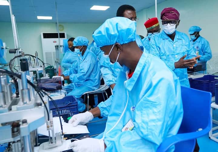 Governor Sanwo Olu Commissions Nigerian First Indigenous Medically Certified Face Mask Factory in Lagos -
