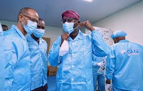Governor Sanwo Olu Commissions Nigerian First Indigenous Medically Certified Face Mask Factory in Lagos