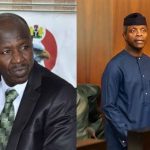 Ibrahim Magu and Vice president of Nigeria Prof Yemi Osinbajo