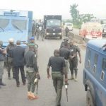 Police and Bullion Van related to Governor Amosuns incident